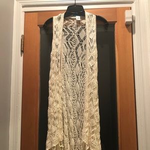 Lace vest
